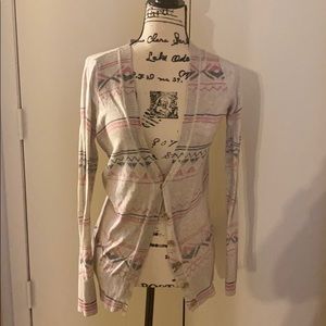 Oatmeal tribal cardigan